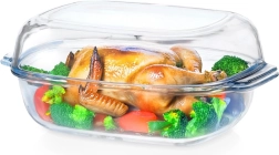 Plats à four en verre résistant à la chaleur avec couvercle 3,1 + 2,6 l VILDE