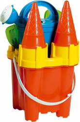 Androni set de sable château – hauteur 29 cm – Rouge