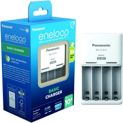 Chargeur Eneloop advanced AA/AAA + 4× AA 2000 mAh