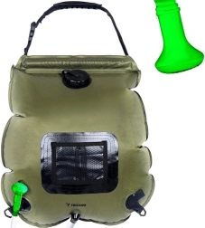 Douche solaire de camping 20 l avec thermomètre