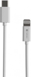 Câble USB‑C vers Lightning 1 m MFi Natec Prati blanc