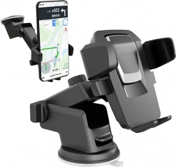 Support de téléphone mobile pour voiture avec ventouse pour pare-brise