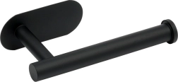 Support mural pour papier toilette en acier inoxydable, noir