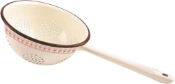 Passoire de cuisine émaillée TONCA 20 cm, beige