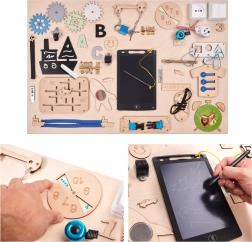 Tableau de manipulation en bois