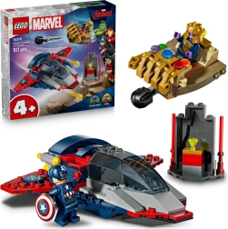 lego marvel captain america vs thanos set de construction pour enfants 4+