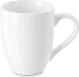 Tasse en porcelaine MONA 300 ml blanche
