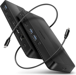 Concentrateur USB multiports 12‑en‑1 AXAGON HMC-U4, USB4 40 Gb/s, vidéo 8K, PD 100 W