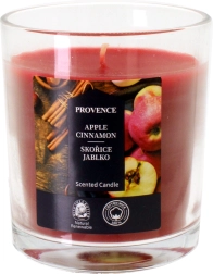 Bougie parfumée en verre Provence cannelle et pomme 20 h