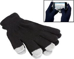 BQ19E GANTS TACTILES NOIRS
