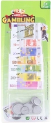 Jeu d’argent euro – billets et pièces