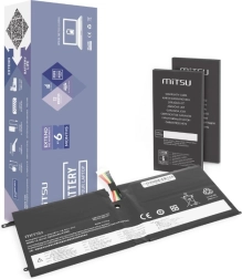 Batterie MITSU pour Lenovo ThinkPad X1 Carbon 14,8 V 3200 mAh (47 Wh)
