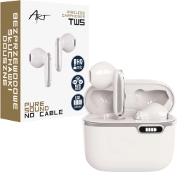 Écouteurs Bluetooth avec microphone HQ TWS blanc