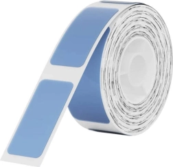 Étiquettes thermiques Niimbot bleues transparentes 14x30 mm