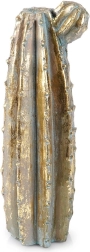 Vase doré en forme de cactus 47,5 cm