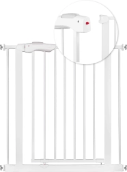 Barrière de sécurité blanche pour portes et escaliers Nukido