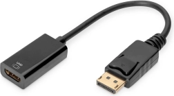Adaptateur actif DisplayPort vers HDMI, 0,2 m, 4K UHD, noir