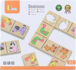 Dominos en bois - Animaux domestiques