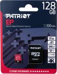 Carte microSD 128 Go V30 Patriot EP A1