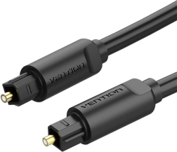 Câble audio optique Vention Toslink 1 m noir