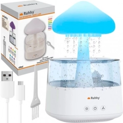 Humidificateur d’air et lampe de nuit Ruhhy avec effet pluie