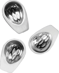 Set de moules en acier pour biscuits en forme de noisettes, 20 pcs