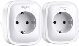 Prise Wi‑Fi intelligente avec mesure de consommation et 2× USB, pack de 2 GOSUND (compatible XIAOMI)