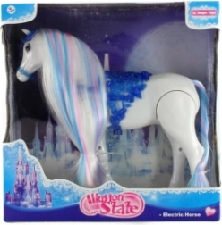 Cheval en plastique marcheur avec sons