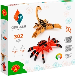 Alexander Origami 3D – lot 2-en-1 araignée et scorpion