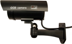 Fausse caméra de sécurité IR1100 B avec LED IR