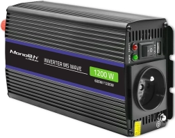 Onduleur Monolith 1200 MS Wave | 12V vers 230V | 600/1200W | USB