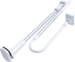 Baseus support flexible pour téléphone et tablette avec pince – argenté