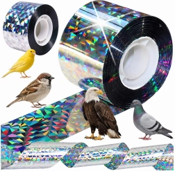 Ruban holographique anti-oiseaux 50 m - 1 pièce