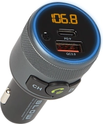 Émetteur FM Bluetooth 5.1 avec kit mains libres et charge rapide QC 3.0 + PD 24 W