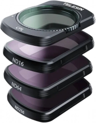 Set de filtres pour objectif CPL + ND16/64/256 TELESIN pour DJI Osmo Pocket 3