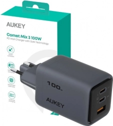 Aukey Chargeur Rapide Comet Mix 3 avec 3 ports 100W