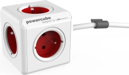 Multiprise parasurtenseur rallonge PowerCube Extended 1,5 m – rouge
