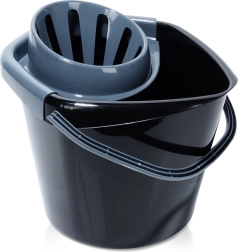 Seau en plastique avec essoreur pour serpillère 14 l