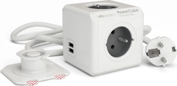 PowerCube Multiprise allongée USB 3 m 2404/FREUPC gris