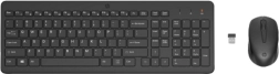Ensemble clavier et souris sans fil HP 330, noir