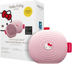 Brosse sonique pour nettoyage visage 4-en-1 avec appli Hello Kitty rose