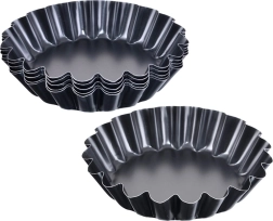 Orion moules métalliques pour tartelettes de 11 cm - 6 pièces