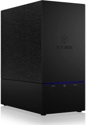 Boîtier externe ICY BOX pour 2× HDD 3,5" avec RAID et USB 3.0