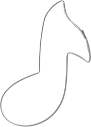 Emporte-pièce en acier inoxydable note 7 cm