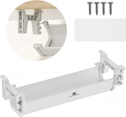 organiseur de câbles sous le bureau maclean mc-106w
