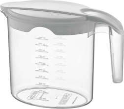 Pichet en plastique avec couvercle 1 l
