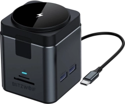 Station d’accueil Blitzwolf 9 en 1 avec chargeur 15 W