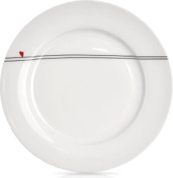 Assiette à dessert en porcelaine avec petit cœur, 19 cm