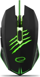 souris de jeu filaire 6D optique USB Esperanza Claw verte