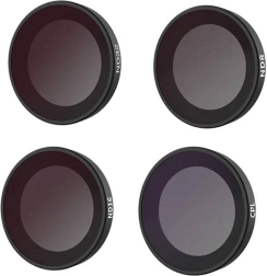 Kit de filtres CPL/ND8/ND16/ND32 TELESIN pour caméra INSTA360 GO 3